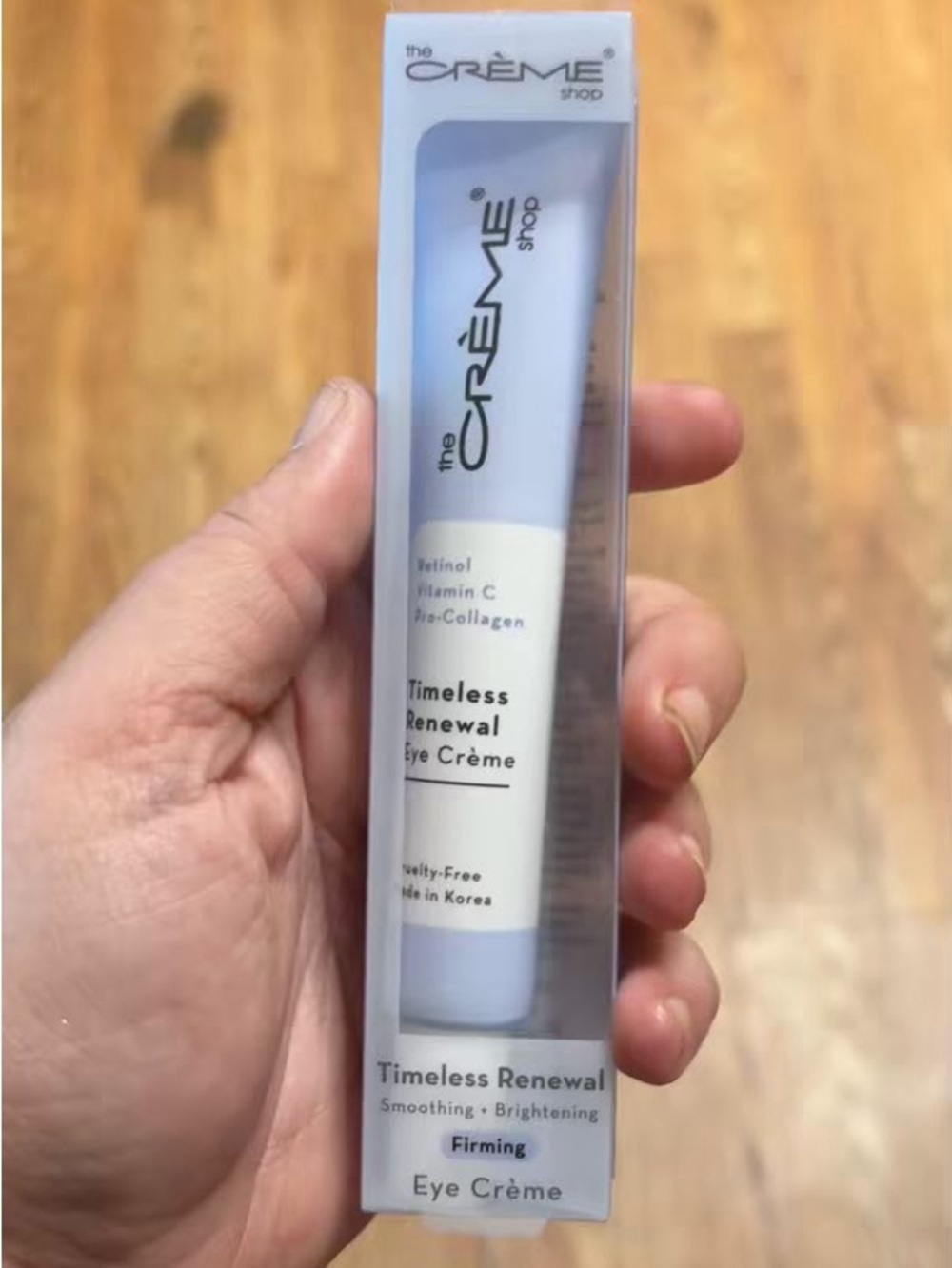 The Crème Shop Timeless Renewal Eye Crème – Retinol & Vit C (BNIB)